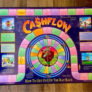 Cashflow Board Game by Richard Dad Poor Dad